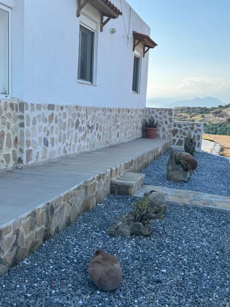 Emmanuela House With Garden & Sea View - Triopetra Daire Dış mekan fotoğraf